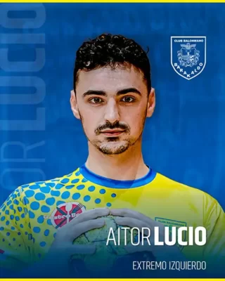 Aitor Lucio - Jugador del Club Balonmano Barakaldo. Extremo izquierdo