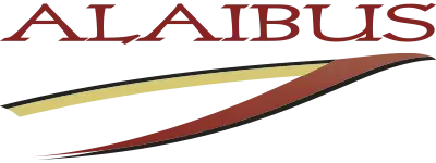 Logotipo de Alaibus, empresa patrocinadora del Club Balonmano Barakaldo