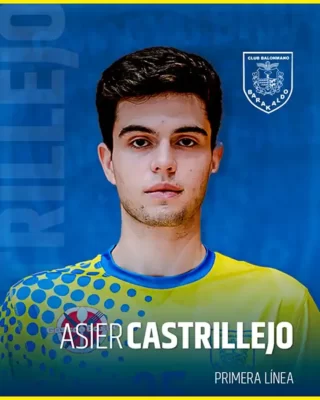 Asier Castrillejo - Jugador del Club Balonmano Barakaldo. Primera línea