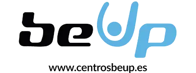 Logotipo de Be Up, empresa patrocinadora del Club Balonmano Barakaldo
