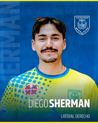 Diego Sherman - Jugador del Club Balonmano Barakaldo. Lateral derecho