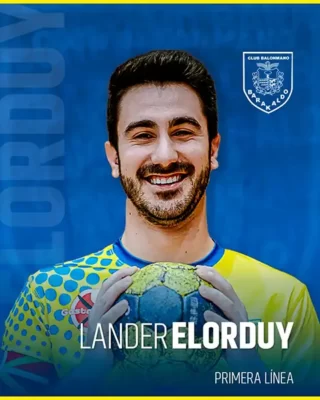 Lander Elorduy - Jugador del Club Balonmano Barakaldo. Primera línea